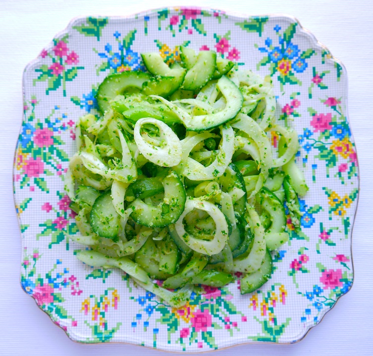 Cucumber, Celery and Fennel Salad Kathryn Bruton Food & Drink
