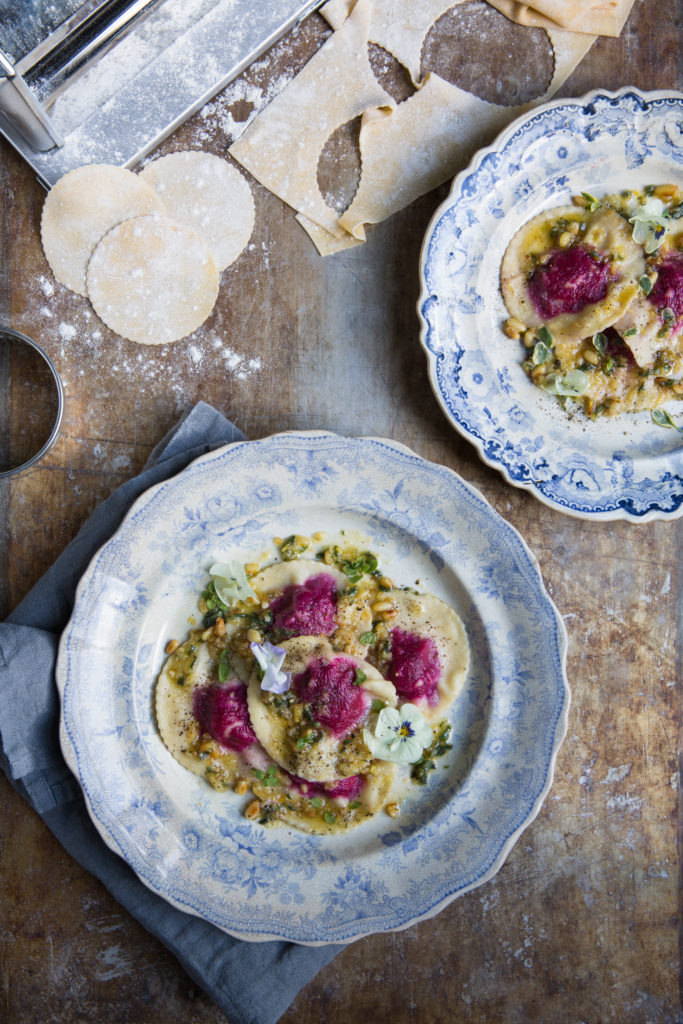 Ricotta, beetroot, lemon ravioli - Kathryn Bruton Food & Drink